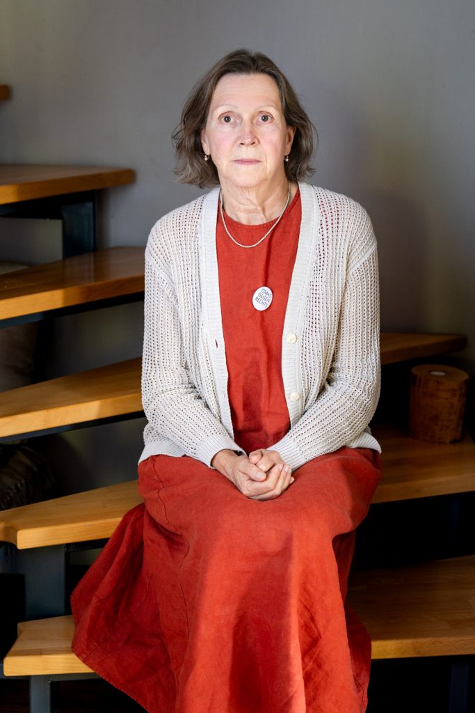 Porträt von Andrea aus Wandlitz, OMA GEGEN RECHTS, Foto von Corinna Micori