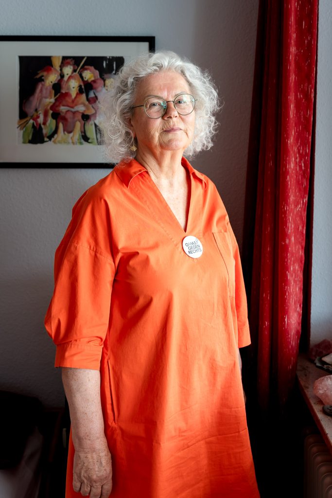 Porträt von Margarete vom Bodensee, OMA GEGEN RECHTS, Foto von Corinna Micori